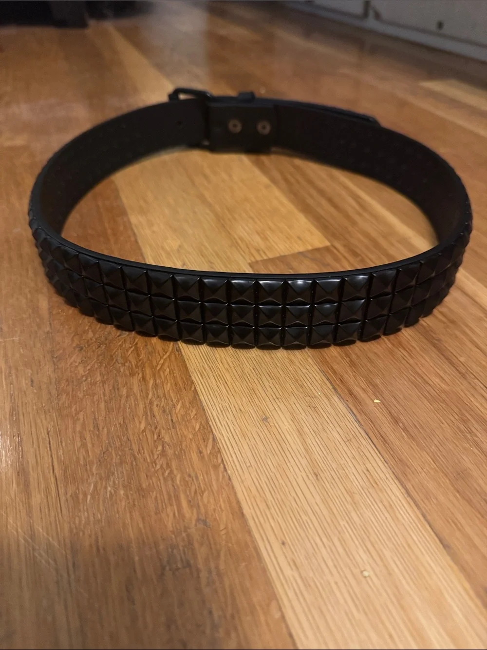 None black studded